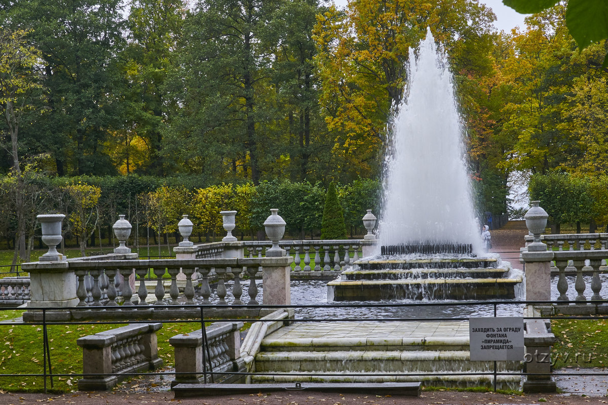 Фото нижнего парка в петергофе