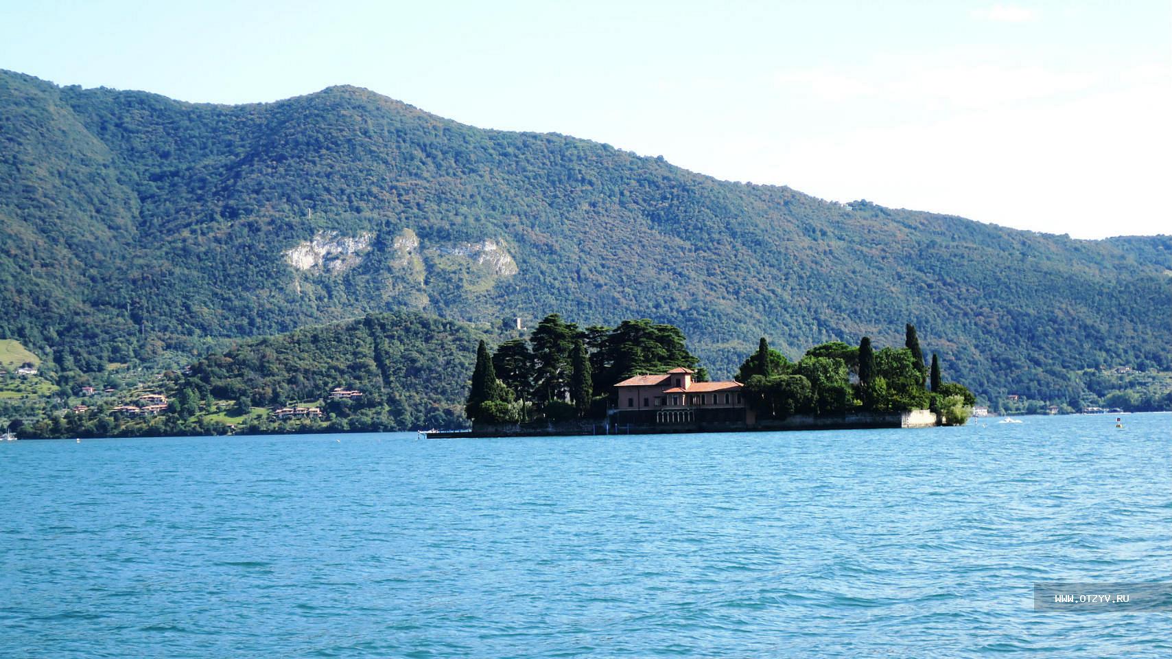 Север Италии озеро Изео