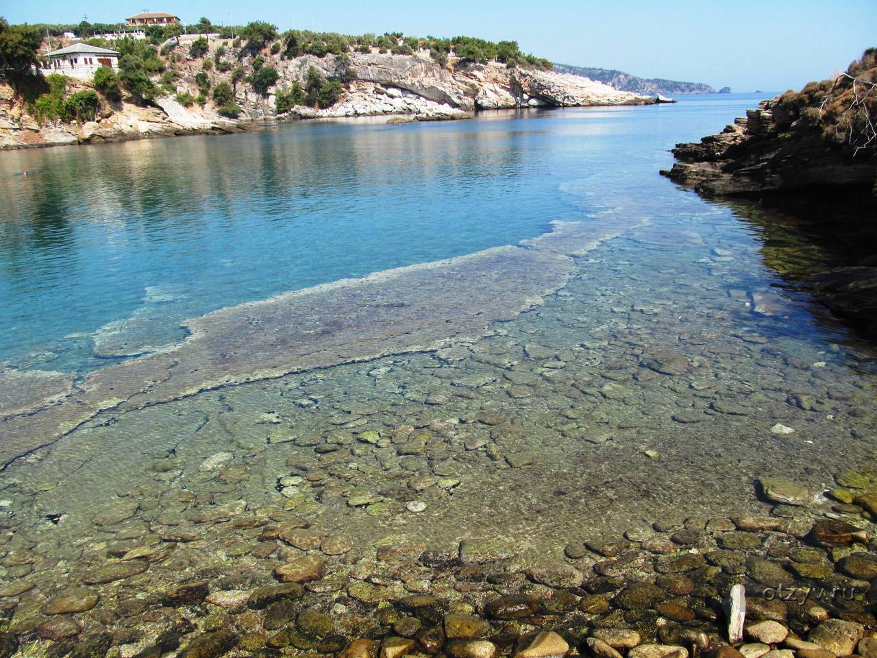 Тасос остров Греция фото камень