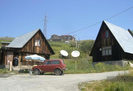 Альпийский городок и горнолыжный курорт Гудаури