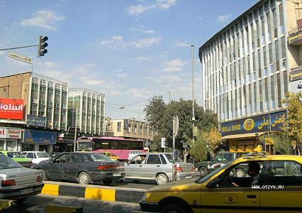 Улицы и площади современного Шираза 
