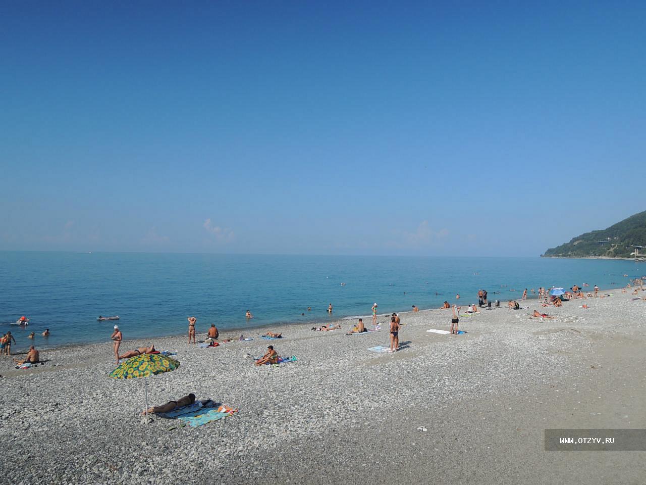 Гагра самое теплое место Черноморского побережья