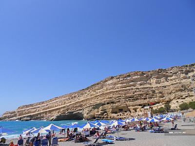 Матала,южное побережье Крита.