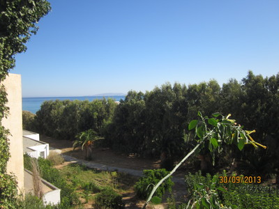 Вид из окна номера / И снова Крит (09-10.13г.) Амудара, Dolphin bay 4* (Греция)