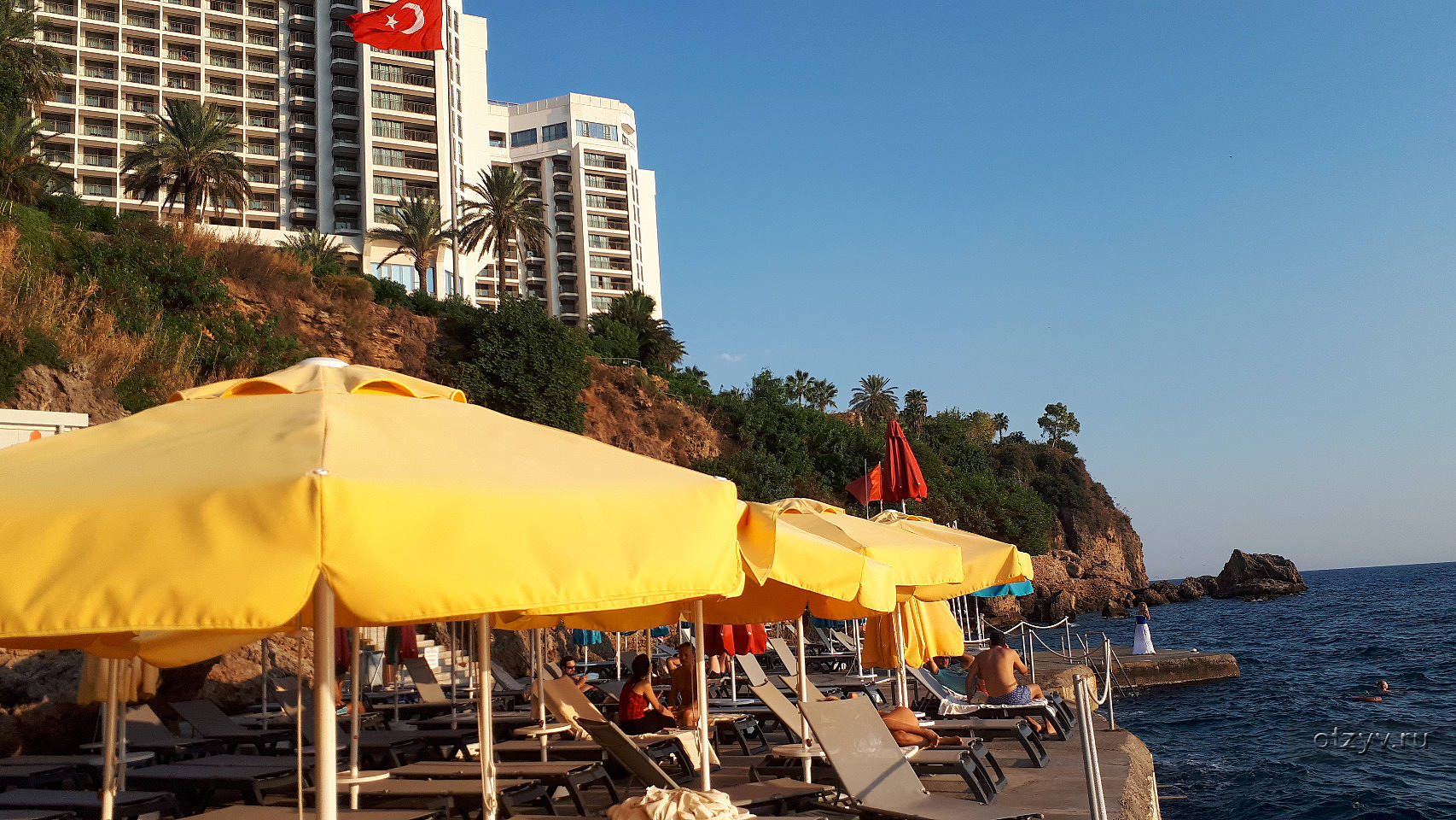 akra hotel 5 antalya пляж