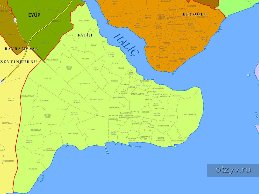 Районы стамбула. Район Фатих в Стамбуле. Район Фатих и Султанахмет в Стамбуле на карте.