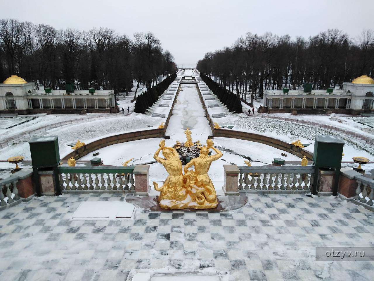 санкт петербург петергоф зимой