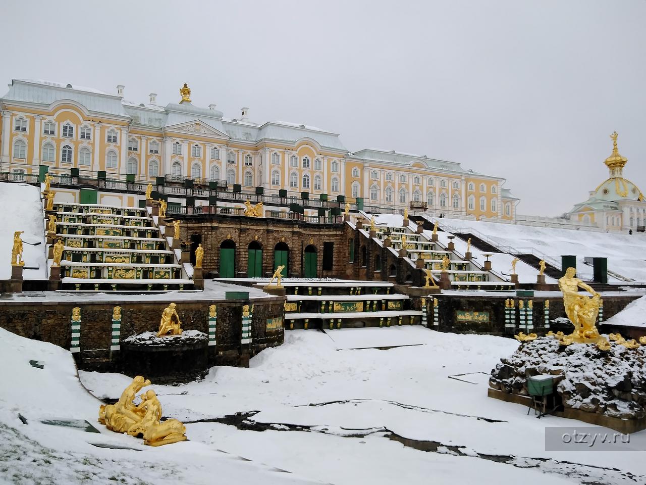 петергоф в санкт петербурге зимой