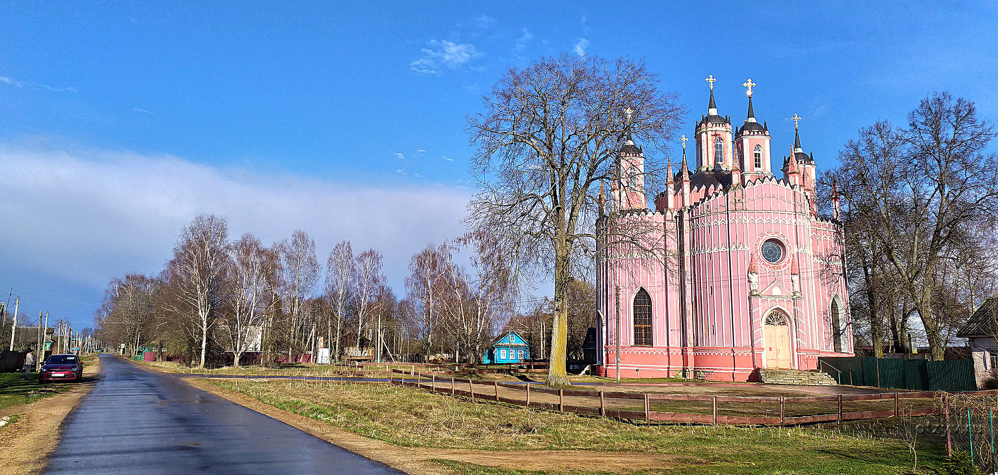 Погода берново тверская. Церковь в Берново. Берново Церковь Тверская область. Дворец в селе Преображенском. Село Преображенское.