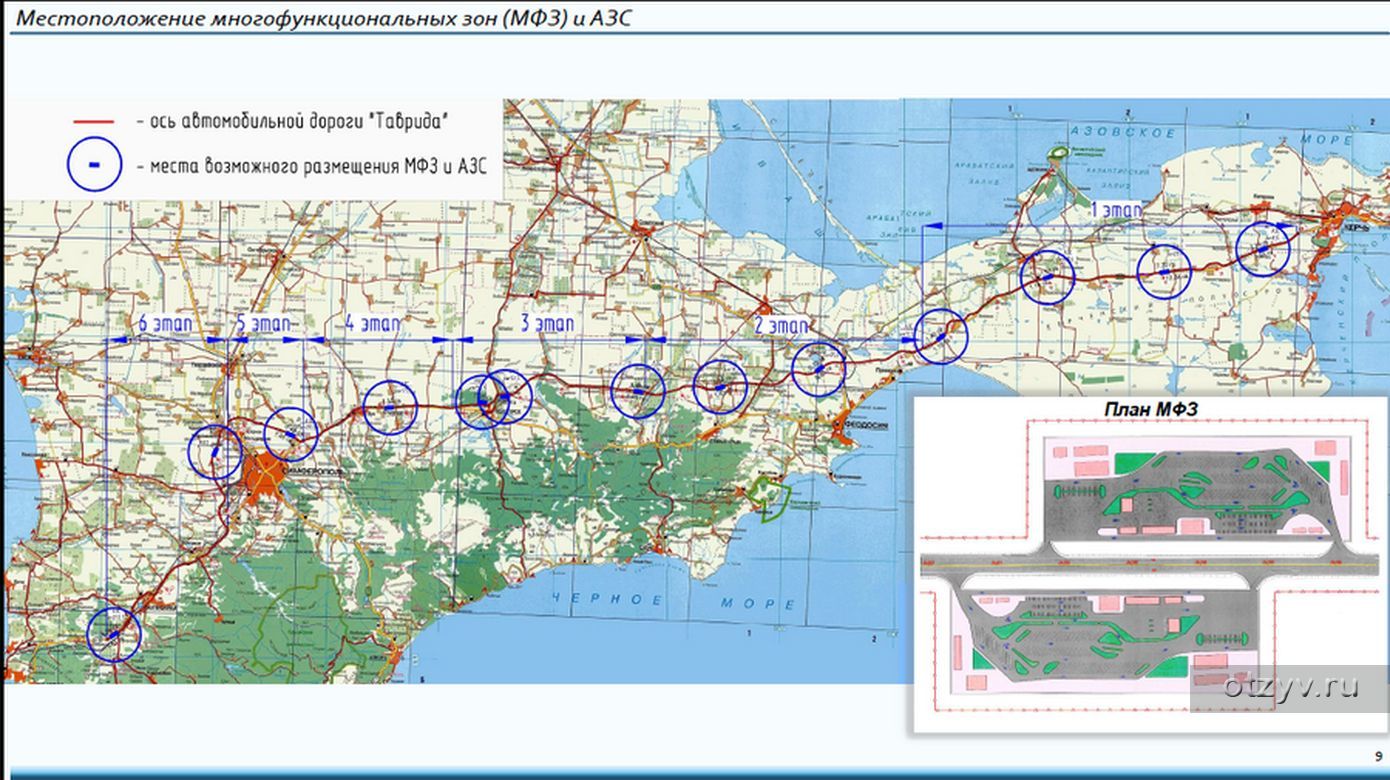 Транспортная схема крыма - 96 фото