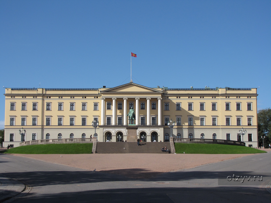 Королевский дворец в осло фото