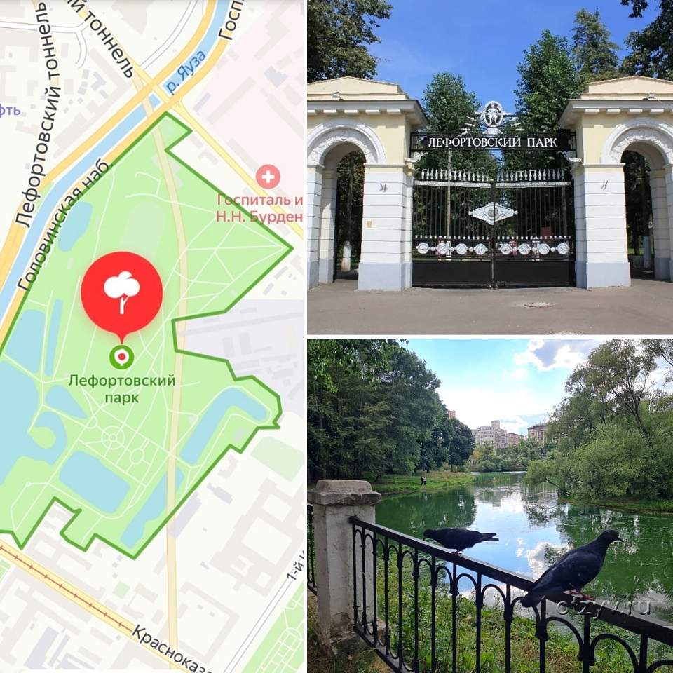 Лефортово схема парка