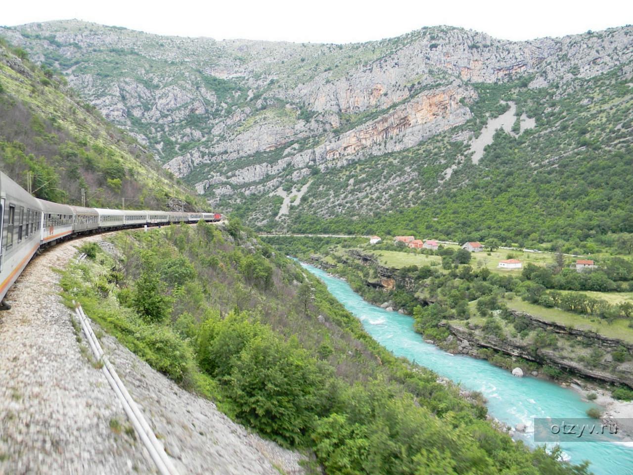 железная дорога в черногории в горах