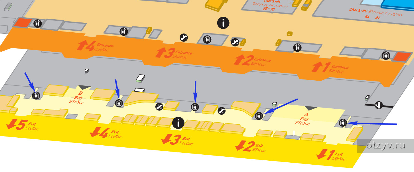 Аэропорт афины схема терминалов на русском