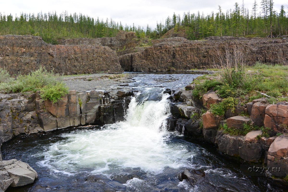 Водопады плато Путорана Красноярский