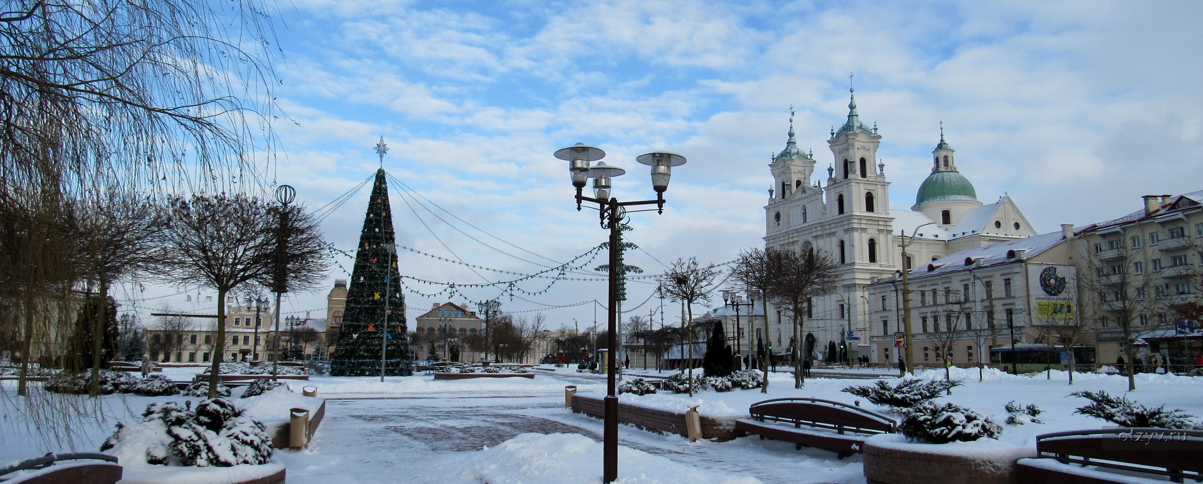 Город Гродно зимой