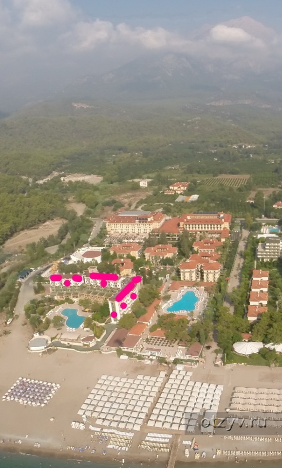 Club hotel phaselis rose 5 карта отеля