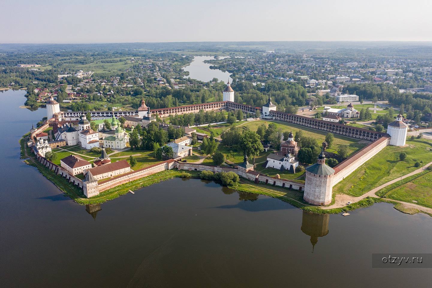 Кирилло Белозерского монастырь вид сверху