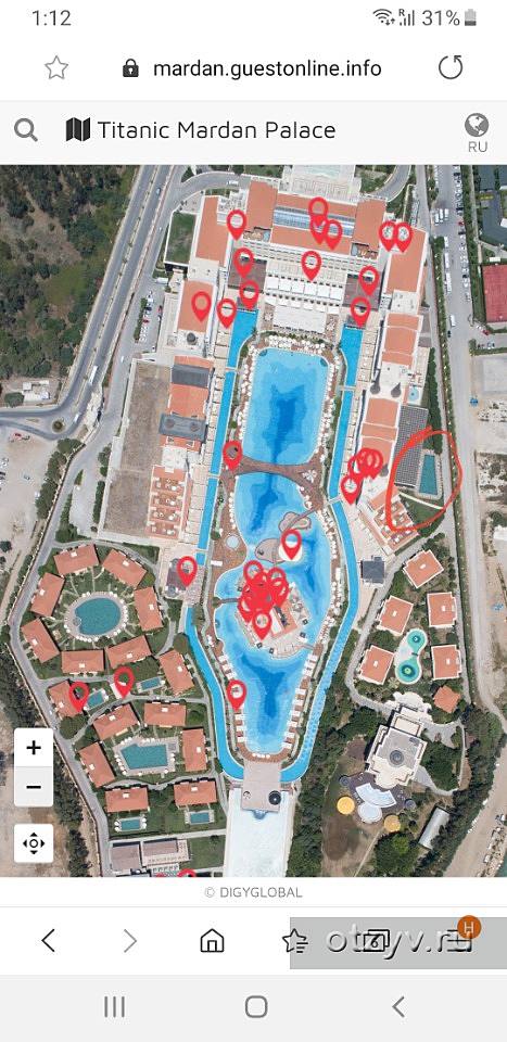 Titanic palace карта отеля
