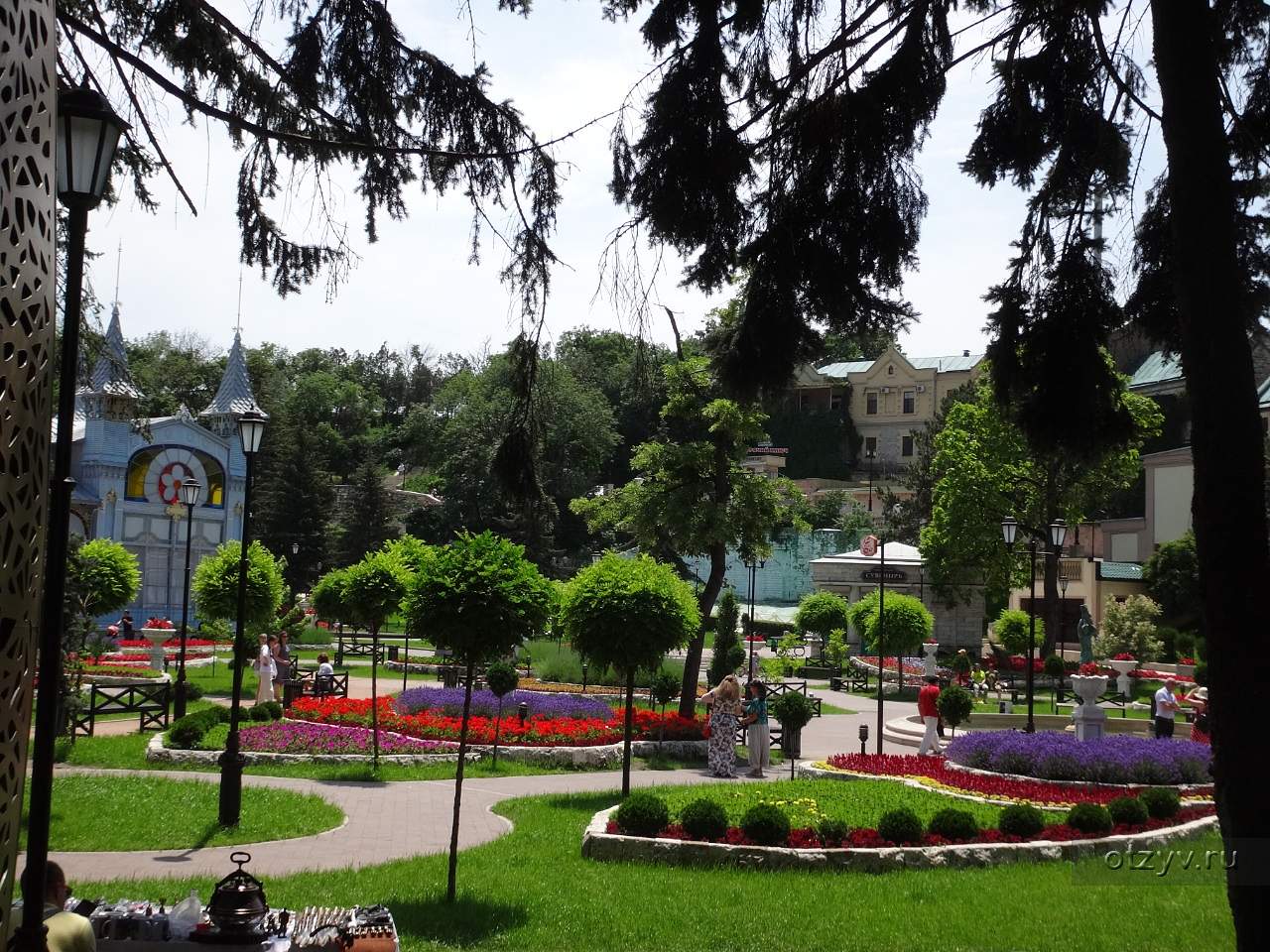 Парк цветник Пятигорск фонтаны
