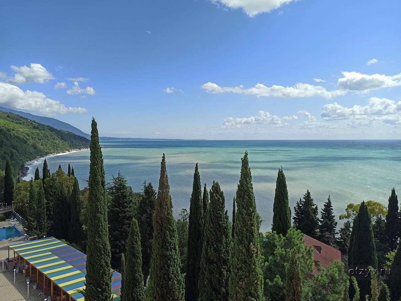 Пляж Багрипш Абхазия